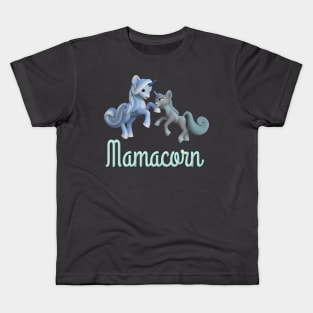 Mamacorn mom and baby Unicorn Kids T-Shirt